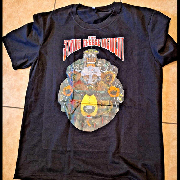 New, Plus Sz 3X The String Cheese Incident RARE Mens Tshirt Top Concert Tee - Picture 2 of 4